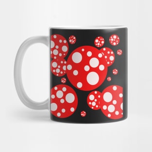 red and white polka dots Mug